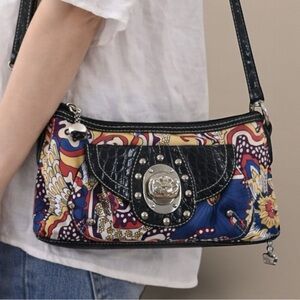 Kathy Van Zeeland Vintage Shoulder Bag | Built-In Wallet | Y2K Cutie